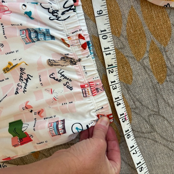Kate Spade Printed New York Pajama Set M - Picture 7 of 8